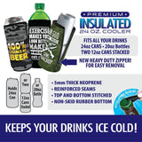 ITEM NUMBER 022476 24OZ CAN COOLER 6 PIECES PER DISPLAY WHOLESALE