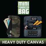 ITEM NUMBER 022540 CANVAS TOBACCO SMALL BAG 6 PIECES PER DISPLAY WHOLESALE