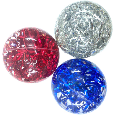ITEM NUMBER 022551L GLITTER BALL LIGHT UP - STORE SURPLUS NO DISPLAY 12 PIECES PER PACK