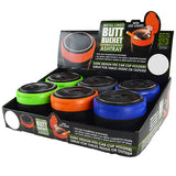 ITEM NUMBER 022594 METAL LINED BUTT BUCKET 6 PIECES PER DISPLAY