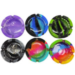 ITEM NUMBER 022626L SIL WRAP GLASS ASHTRAY - STORE SURPLUS NO DISPLAY 6 PIECES PER PACK STORE SURPLUS