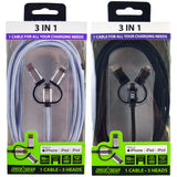 ITEM NUMBER 022719L 10FT IN 1 CABLE - STORE SURPLUS NO DISPLAY 4 PIECES PER PACK STORE SURPLUS