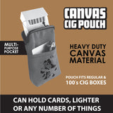 ITEM NUMBER 022844 CANVAS CIG POUCH 6 PIECES PER DISPLAY