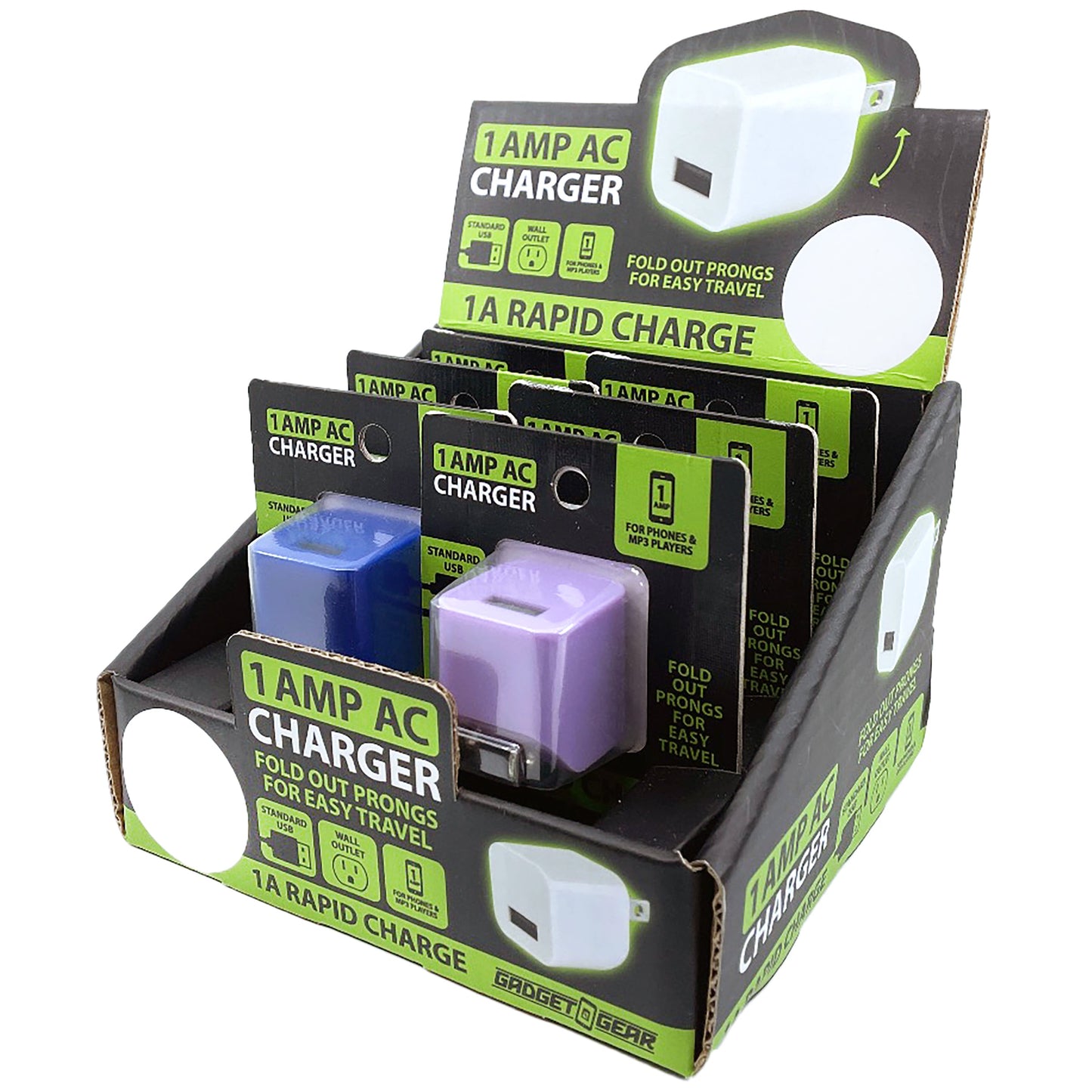 ITEM NUMBER 022853 1A AC CHARGER 6 PIECES PER DISPLAY