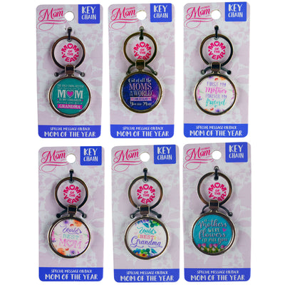 ITEM NUMBER 022905L MDAY METAL KEY CHAIN - STORE SURPLUS NO DISPLAY 6 PIECES PER PACK