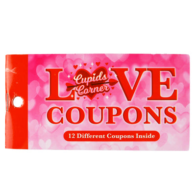ITEM NUMBER 022906L VALENTINES DAY LOVE COUPONS - STORE SURPLUS NO DISPLAY 6 PIECES PER PACK