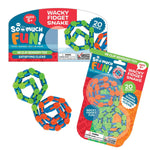 ITEM NUMBER 022937 FIDGET SNAKE - 48 CLIPS 24 PIECES PER PACK WHOLESALE