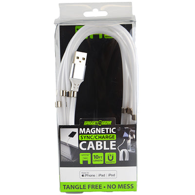 ITEM NUMBER 023007L 10FT MAGNETIC MFI CABLE  - STORE SURPLUS NO DISPLAY 3 PIECES PER PACK