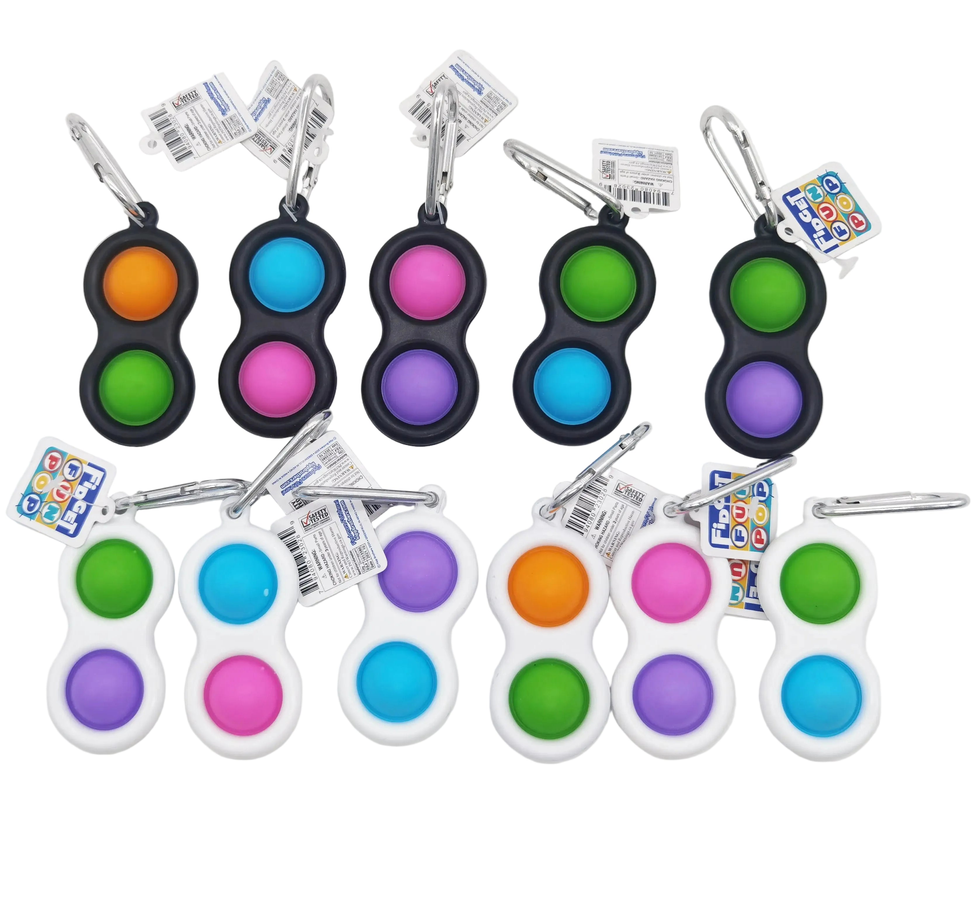 ITEM NUMBER 023028L POP IT INSERT KEY CHAIN - STORE SURPLUS NO DISPLAY 24 PIECES PER PACK STORE SURPLUS
