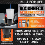 ITEM NUMBER 023063 ROUGHNECK CUP CELL PHONE HOLDER 6 PIECES PER DISPLAY WHOLESALE