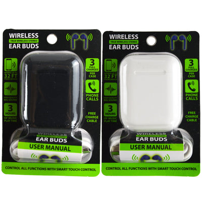 ITEM NUMBER 023077 WIRELESS EARBUDS 3 PIECES PER PACK