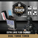 ITEM NUMBER 023086L TACTICAL DUAL TORCH B - STORE SURPLUS NO DISPLAY  15 PIECES PER PACK STORE SURPLUS