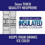 ITEM NUMBER 023097 COOLER SLING BAG 6 PIECES PER DISPLAY WHOLESALE