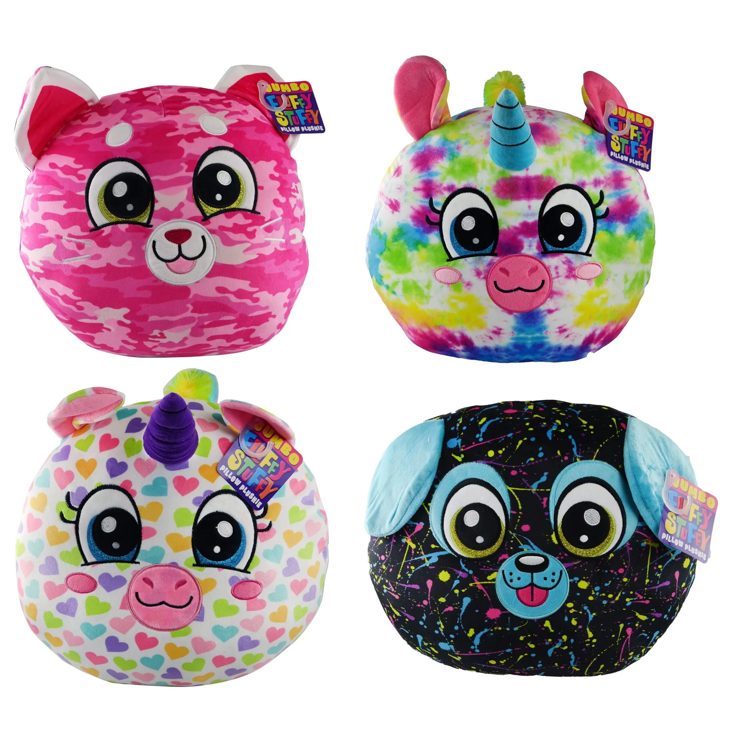 ITEM NUMBER 023111L FLUFFY STUFFY JUMBO - STORE SURPLUS NO DISPLAY 4 PIECES PER PACK STORE SURPLUS