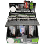ITEM NUMBER 023153 MAGNETIC LIGHTER CASE 12 PIECES PER DISPLAY WHOLESALE