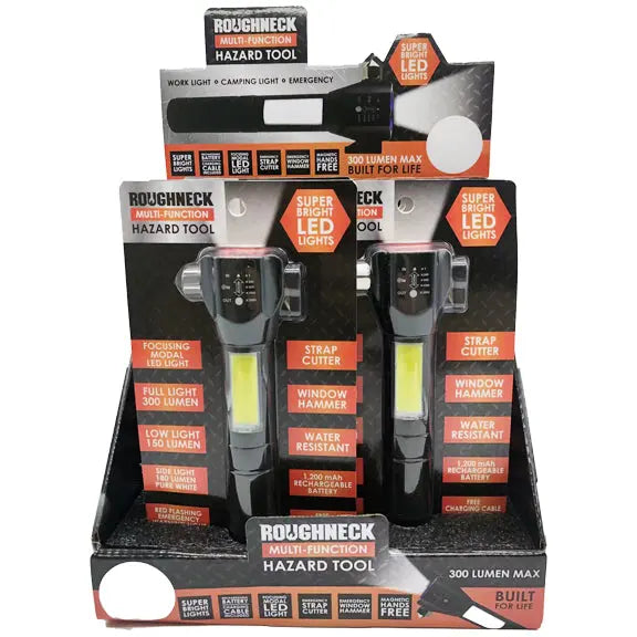 ITEM NUMBER 023180 ROUGHNECK HAZARD TOOL 6 PIECES PER DISPLAY WHOLESALE