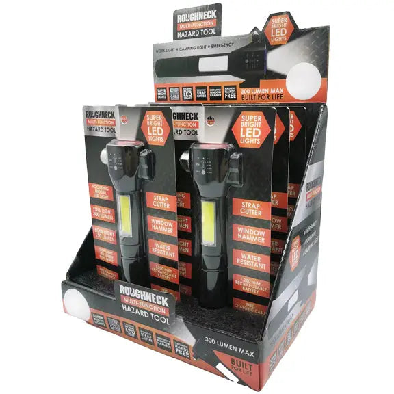 ITEM NUMBER 023180 ROUGHNECK HAZARD TOOL 6 PIECES PER DISPLAY WHOLESALE