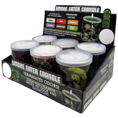 ITEM NUMBER 023209 SMOKE EATER CANDLE MIX F 6 PIECES PER DISPLAY