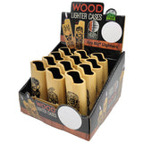 ITEM NUMBER 023223 WOOD LIGHTER CASE MIX B 12 PIECES PER DISPLAY