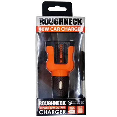 ITEM NUMBER 023247L ROUGHNECK CAR CHARGER - STORE SURPLUS NO DISPLAY 6 PIECES PER PACK