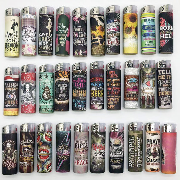 ITEM NUMBER 023248L CNTRY GIRL LU LIGHTER B - STORE SURPLUS NO DISPLAY 30 PIECES PER PACK