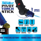 ITEM NUMBER 023280 TORCH BLUE PIVOT STICK 12 PIECES PER DISPLAY