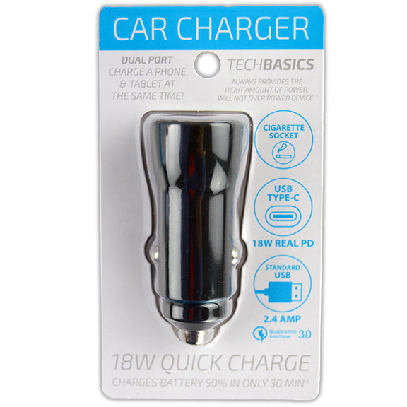 ITEM NUMBER 023310 18W CAR CHARGER 6 PIECES PER DISPLAY