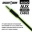 ITEM NUMBER 023496 7FT AUX CANVAS CABLE B 12 PIECES PER DISPLAY