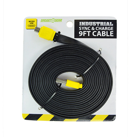 ITEM NUMBER 023590L 9FT INDUSTRIAL MICRO CABLE - STORE SURPLUS NO DISPLAY 6 PIECES PER PACK