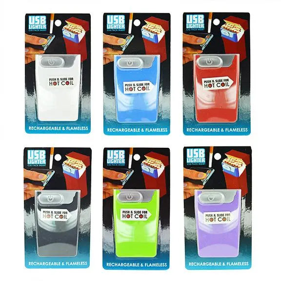 ITEM NUMBER 023607 USB CIG PACK INSERT 12 PIECES PER DISPLAY WHOLESALE