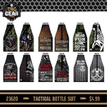 ITEM NUMBER 023620L TACGEAR BOTTLE SUITS - STORE SURPLUS NO DISPLAY 6 PIECES PER PACK STORE SURPLUS