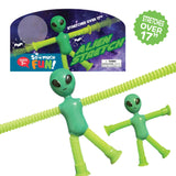 ITEM NUMBER 023658L BENDY ALIEN - STORE SURPLUS NO DISPLAY - 12 PIECES PER PACK STORE SURPLUS