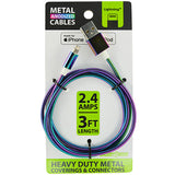 ITEM NUMBER 023682L MFI METAL ARMOR CABLE - STORE SURPLUS NO DISPLAY 3 PIECES PER PACK