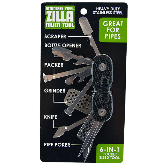 ITEM NUMBER 023891 STAINLESS MULTI-TOOL 6 PIECES PER DISPLAY