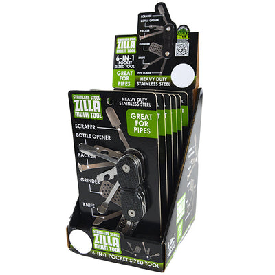 ITEM NUMBER 023891 STAINLESS MULTI-TOOL 6 PIECES PER DISPLAY
