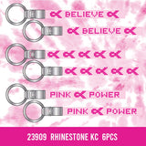 RHINESTONE KEYCHAIN - STORE SURPLUS NO DISPLAY - 6 PIECES PER PACK 23909L