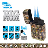 ITEM NUMBER 023925 CAMO BIG BUBBA LIGHTER 15 PIECES PER DISPLAY