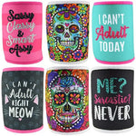 ITEM NUMBER 023945L RHINESTONE CAN COOLER A - STORE SURPLUS NO DISPLAY 6 PIECES PER PACK STORE SURPLUS