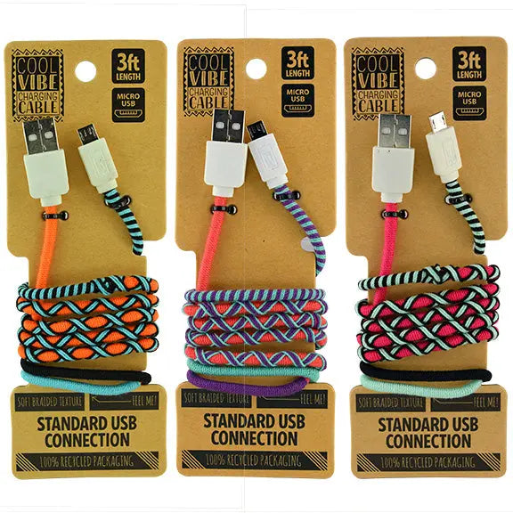 ITEM NUMBER 088149 WRAPPED CABLE KIT 12 PIECES PER DISPLAY WHOLESALE