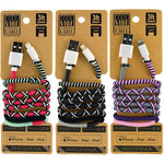 ITEM NUMBER 088149 WRAPPED CABLE KIT 12 PIECES PER DISPLAY WHOLESALE