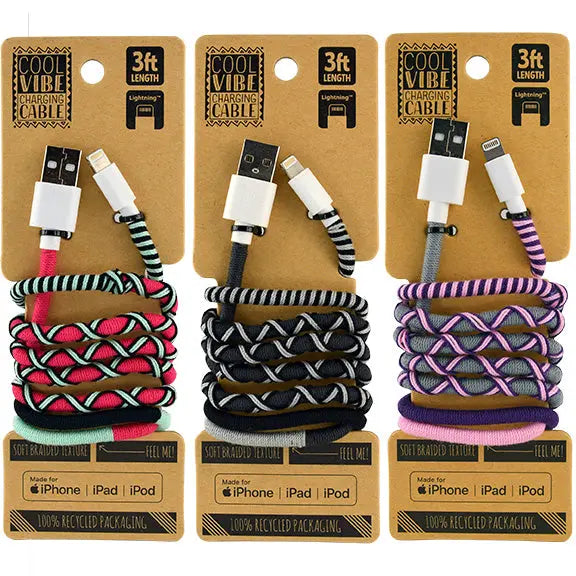 ITEM NUMBER 088149 WRAPPED CABLE KIT 12 PIECES PER DISPLAY WHOLESALE