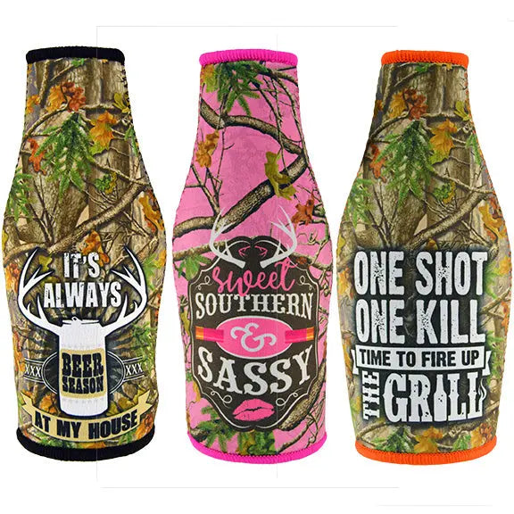 ITEM NUMBER 024107L CAMO BOTTLE SUIT MIX B - STORE SURPLUS NO DISPLAY 3 PIECES PER PACK STORE SURPLUS