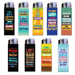 ITEM NUMBER 024333 SARCASTIC LIGHT UP LIGHTER 30 PIECES PER DISPLAY WHOLESALE