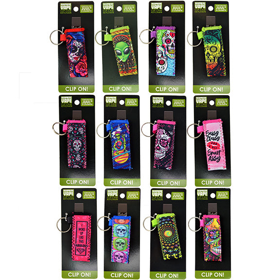 ITEM NUMBER 024734L NEOPRENE JUUL CASE MIX A - STORE SURPLUS NO DISPLAY 12 PIECES PER PACK