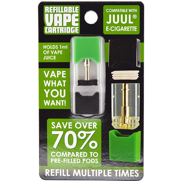 ITEM NUMBER 024858L REFILLABLE JUUL POD - STORE SURPLUS NO DISPLAY 12 PIECES PER PACK