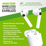 WHOLESALE WIRELESS EARBUDS 6 PIECES PER PACK 25046