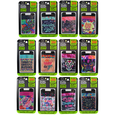 ITEM NUMBER 025469L SPANDEX CELL PHONE ATTACHMENT - STORE SURPLUS NO DISPLAY 12 PIECES PER PACK