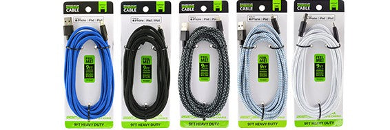ITEM NUMBER 025540L MFI 9FT CABLE - STORE SURPLUS NO DISPLAY 5 PIECES PER PACK