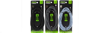 ITEM NUMBER 025549L MICRO 9FT CABLE - STORE SURPLUS NO DISPLAY 3 PIECES PER PACK