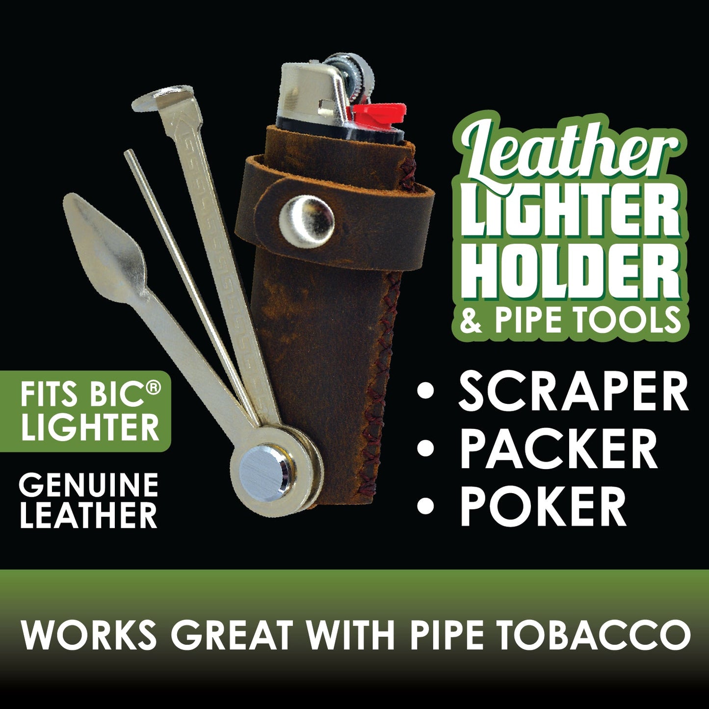 Leather Lighter Cover– Topdrawer